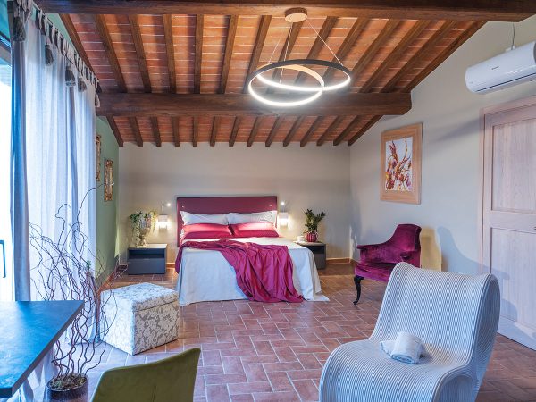 Appartamento superior Pelagaccio Agriturismo con piscina in Toscana