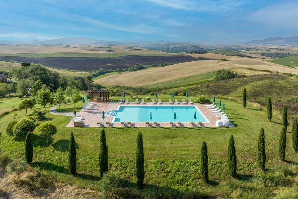 Schwimmbad Pelagaccio agriturismo in der Toskana