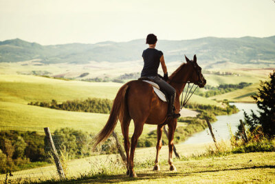 Agriturismo Toscana casa vacanze Diacceroni - passeggiate a cavallo in campagna